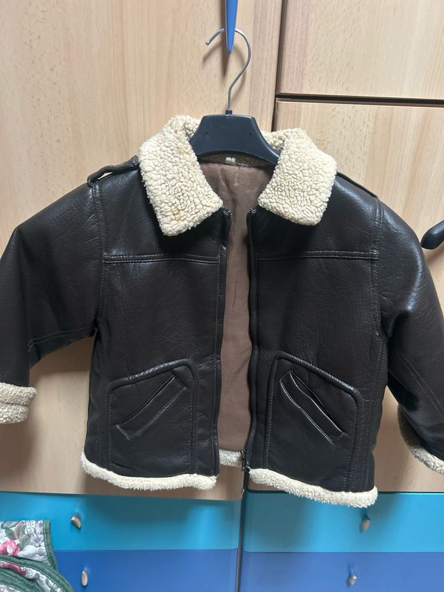 Giubbotto bimbo foderato marrone