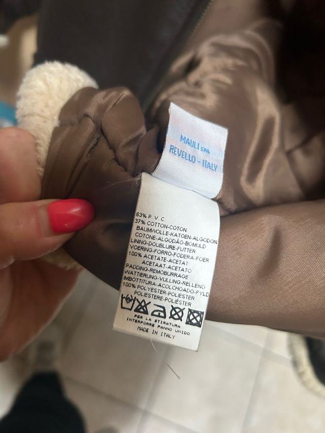 Giubbotto bimbo foderato marrone