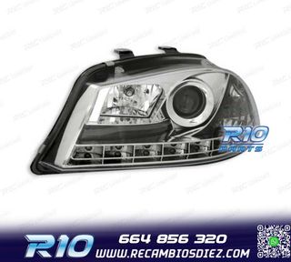 FAROS PARA SEAT IBIZA Y CORDOBA 6L 02-08 LUZ DIURNA LED FOND