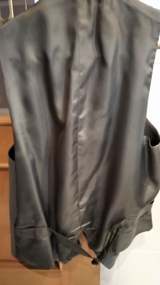 Chaleco de vestir hombre talla 50 gris
