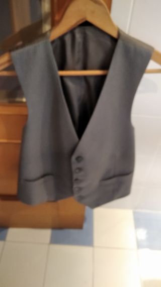 Chaleco de vestir hombre talla 50 gris
