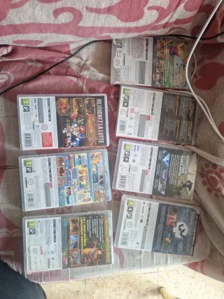 7 Cajas Vacías Juegos Nintendo Switch