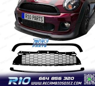 PARRILLA MINI COOPER R56 57 55 S JCW 06-14 NEGRO BRILLO