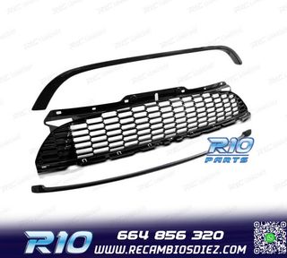 PARRILLA MINI COOPER R56 57 55 S JCW 06-14 NEGRO BRILLO