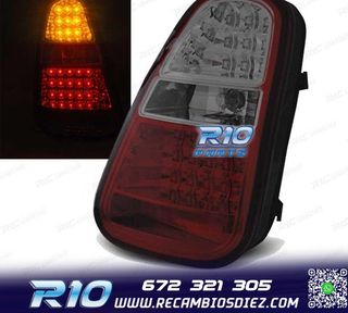 PILOTOS MINI COOPER R50 R52 R53 04-06 LED ROJO AHUMADO