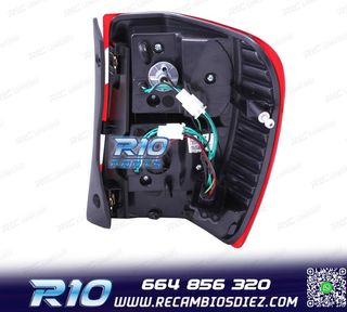 PILOTOS JEEP GRAND CHEROKEE 99-05 LED ROJO AHUMADO