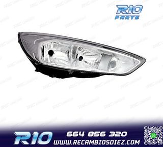 FARO DCH PARA FORD FOCUS 14-18 FONDO CROMO