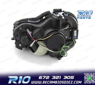 FAROS MERCEDES CLASE CLK W209 02-09 LUZ DIURNA FONDO CROMO