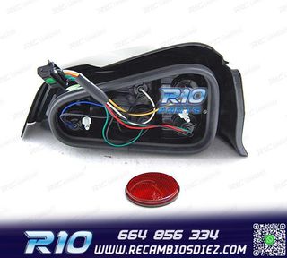 PILOTOS PEUGEOT 106 96-03 ROJO BLANCO