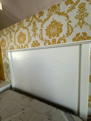 Conjunto dormitorio matrimonio blanco