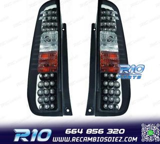 PILOTOS FORD FIESTA 02-08 LED FONDO NEGRO