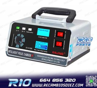 CARGADOR DE BATERIA 12v 24v COCHE MOTO BARCO