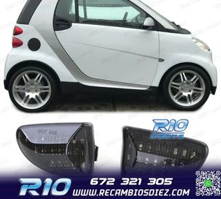 INTERMITENTES LATERALES PARA SMART FORTWO 451 07- LED NEGRO