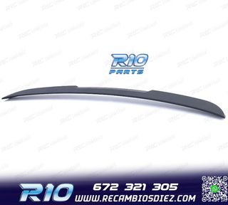 ALERON PESTAÑA AUDI A4 B9 SEDAN 15-19 LOOK RS4 NEGRO MATE