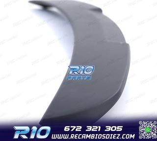 ALERON PESTAÑA AUDI A4 B9 SEDAN 15-19 LOOK RS4 NEGRO MATE