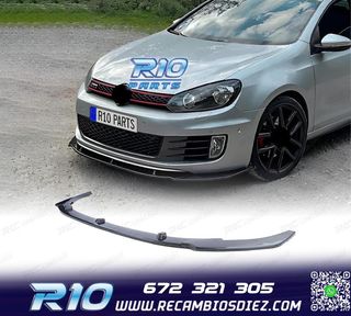 SPOILER LIP VOLKSWAGEN VW GOLF 6 GTI 09-13 CARBONO
