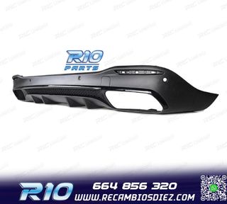 DIFUSOR MERCEDES GLE W167 AMG 19- LOOK AMG GLE63 NEGRO