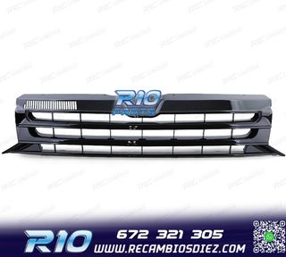 PARRILLA VOLKSWAGEN VW T5 FACELIFT 09-15 NEGRO BRILLO