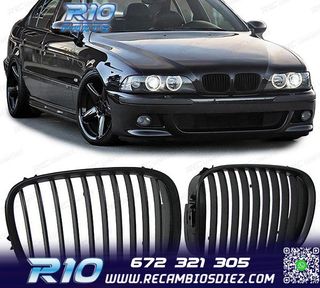 PARRILLAS BMW E39 95-03 LOOK M NEGRO MATE