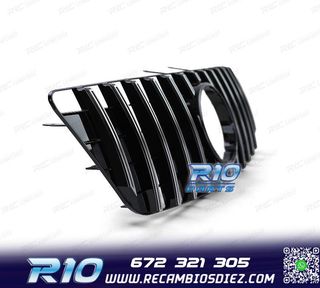 PARRILLA MERCEDES M ML W164 08-11 LOOK AMG NEGRO CROMO