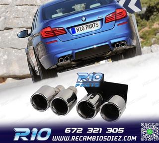 COLAS ESCAPE BMW F10 F11 F12 F13 10- INOX CROMADO