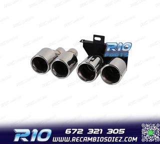 COLAS ESCAPE BMW F10 F11 F12 F13 10- INOX CROMADO