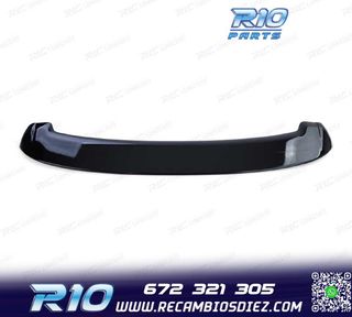ALERON SPOILER VOLKSWAGEN VW POLO MK4 01-09 ABS NEGRO BRILLO