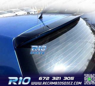 ALERON SPOILER VOLKSWAGEN VW POLO MK4 01-09 ABS NEGRO BRILLO