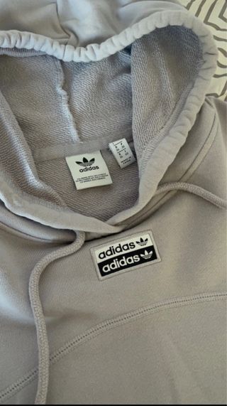 Sudadera Adidas Gris Talla XS