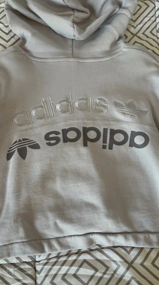 Sudadera Adidas Gris Talla XS