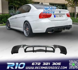 DIFUSOR BMW E90 E91 04-12 LOOK M PERFORMANCE CARBONO