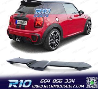 ALERON SPOILER MINI COOPER F55 F56 JCW LOOK 13- NEGRO BRILL