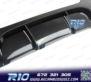 DIFUSOR BMW E92 E93 06-14 LOOK M PERFORMANCE CARBONO