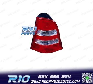 PILOTO IZQ PARA MERCEDES CLASE A W168 01-04 BLANCO ROJO
