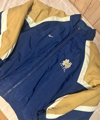 Chaqueta Reebok Vintage Azul y Dorado
