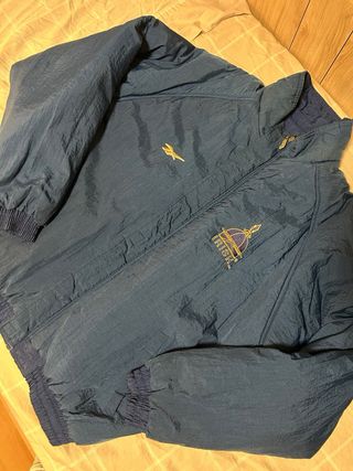 Chaqueta Reebok Vintage Azul y Dorado