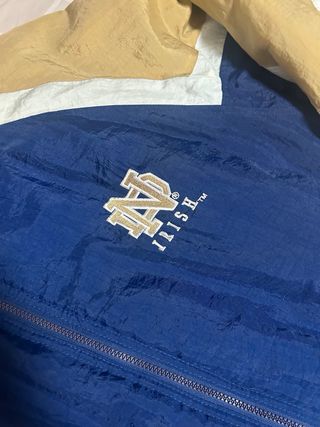 Chaqueta Reebok Vintage Azul y Dorado