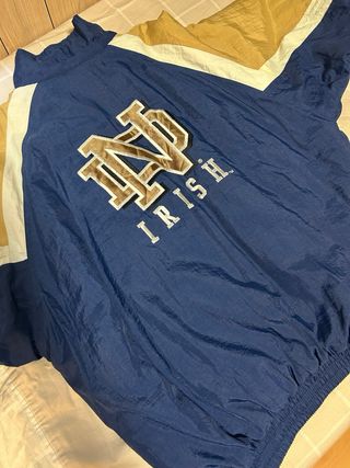 Chaqueta Reebok Vintage Azul y Dorado
