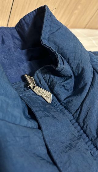 Chaqueta Reebok Vintage Azul y Dorado