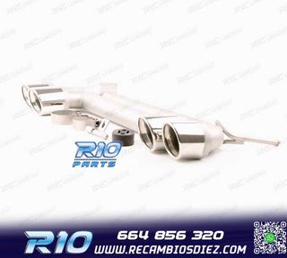 ESCAPE CON COLAS BMW F30 F31 11-18 LOOK M DOBLE