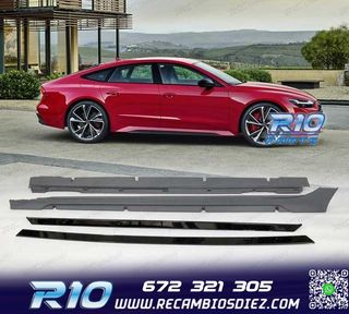 TALONERAS AUDI A7 18- LOOK RS7 ABS