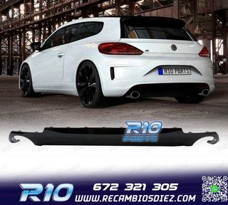 DIFUSOR VOLKSWAGEN VW SCIROCCO 08-14 LOOK R