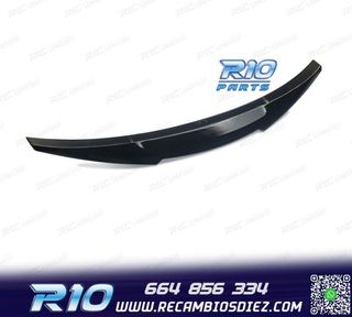 ALERON SPOILER BMW E92 COUPE 06-14 LOOK M4 NEGRO BRILLO