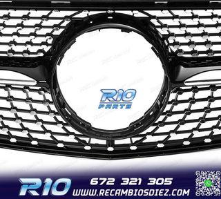 PARRILLA MERCEDES CLASE A W176 16-18 LOOK DIAMOND NEGRO CROM