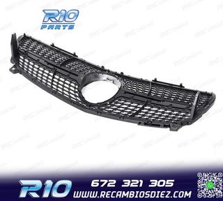 PARRILLA MERCEDES CLASE A W176 16-18 LOOK DIAMOND NEGRO CROM