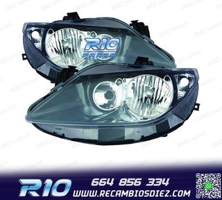 FAROS PARA SEAT IBIZA VI 09-12 FONDO NEGRO