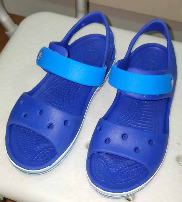 Sandalias Crocs Talla J3 Azul