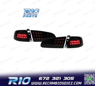 PILOTOS SEAT IBIZA 6L 02-06 LED FONDO NEGRO AHUMADO
