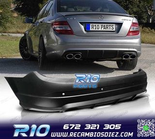 PARAGOLPES TRASERO MERCEDES CLASE C W204 07-11 LOOK AMG