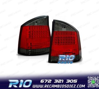 PILOTOS OPEL VECTRA 02-08 ROJO AHUMADO LED